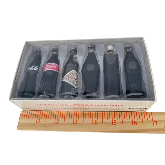 VTG‎ Evolution of The Coca-Cola Contour Bottle 100th Anniversary Mini Set - Picture 4 of 9
